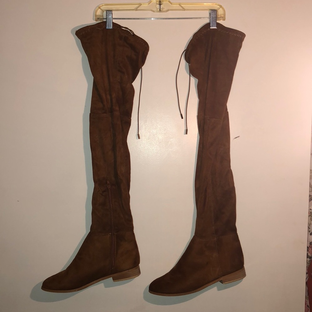 Brown Thigh high boots 👢